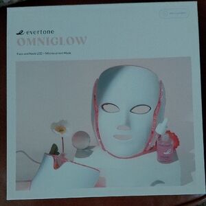 New Evertone Omniglow Face & Neck Led Microcurrent Mask